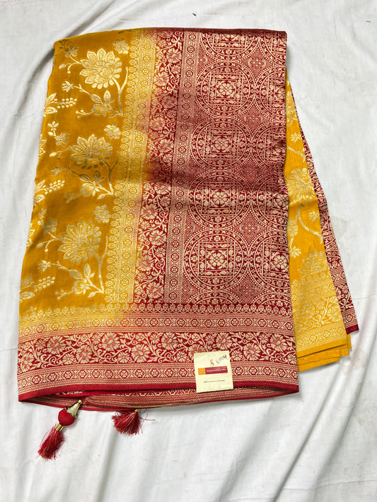 Meenakari silk