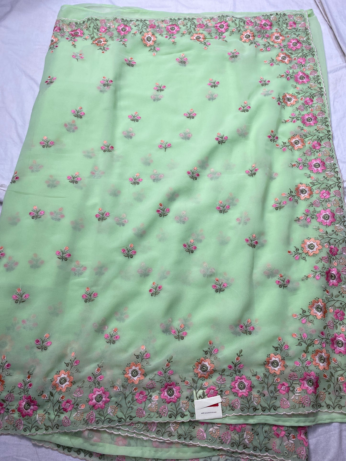 Georgette designer saree
