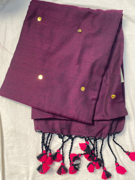 Khadi print saree